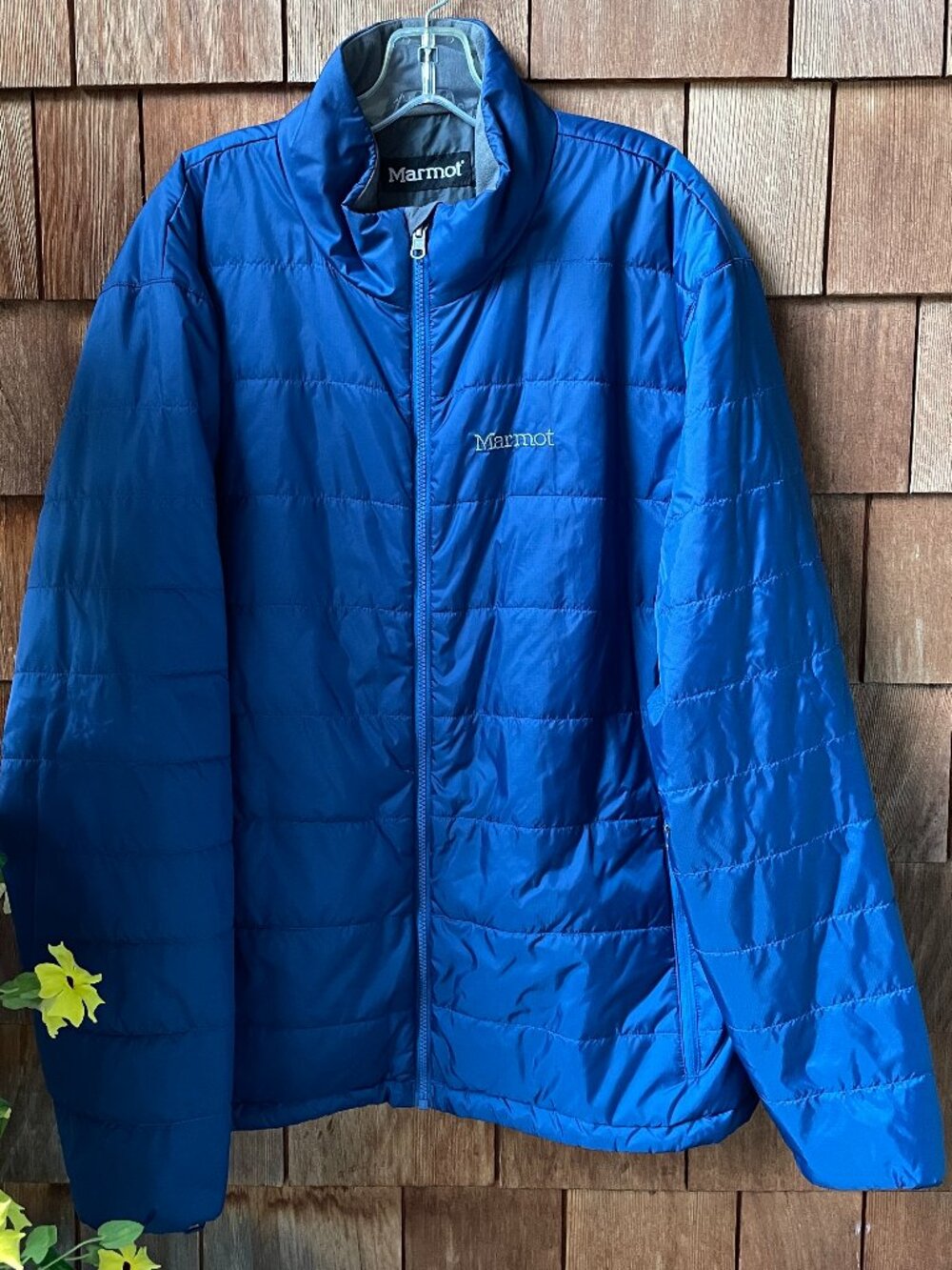 EUC Marmot Royal Blue Zip Front Lightweight Quilted Jacket in Men's XX-Large